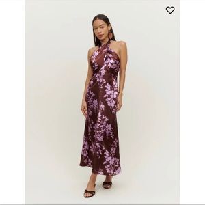 Reformation Maddison Silk Dress in Kiana